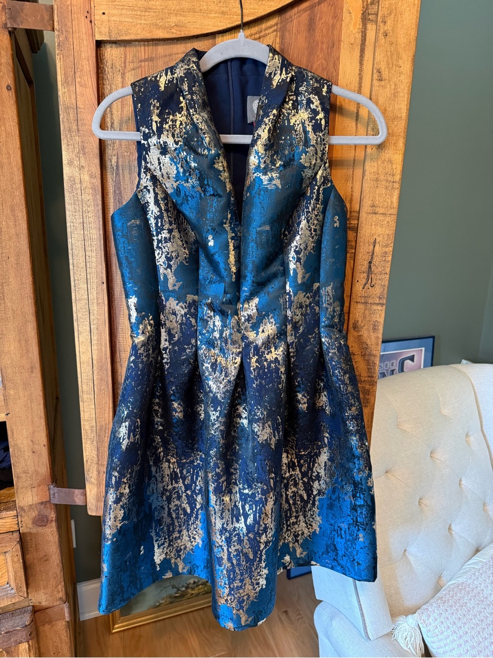 Vince Camuto Jacquard cocktail dress - size 4